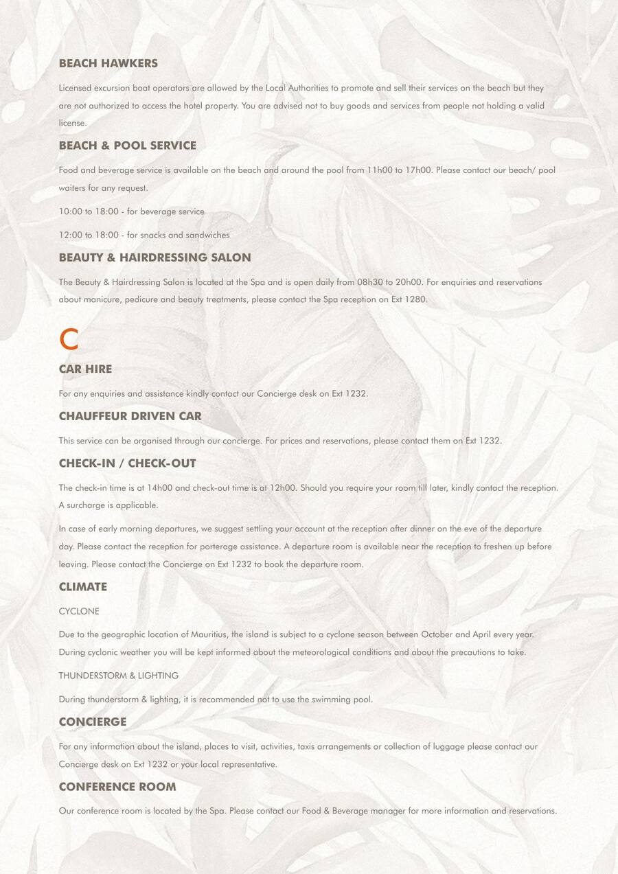 Room Directory — page 6