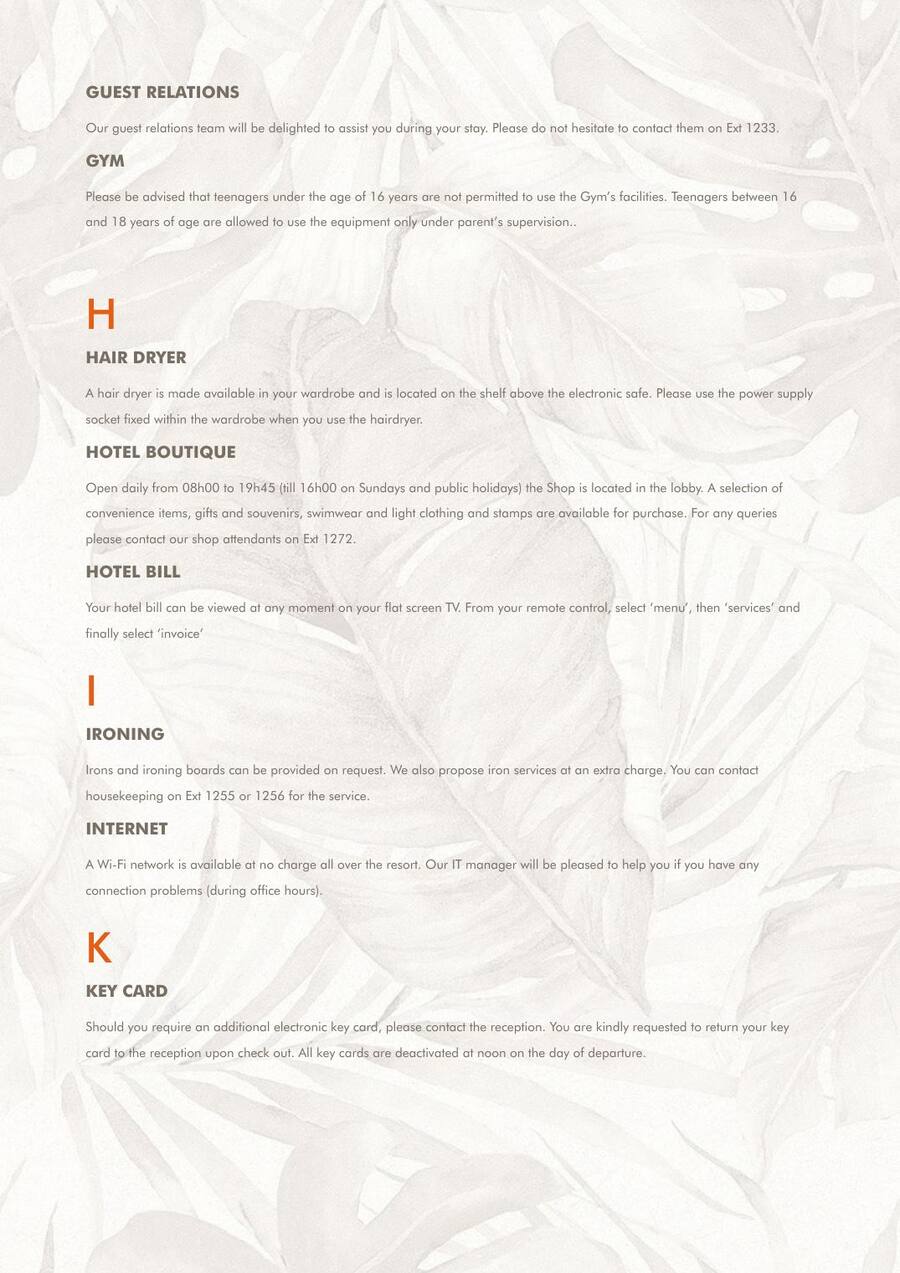 Room Directory — page 9